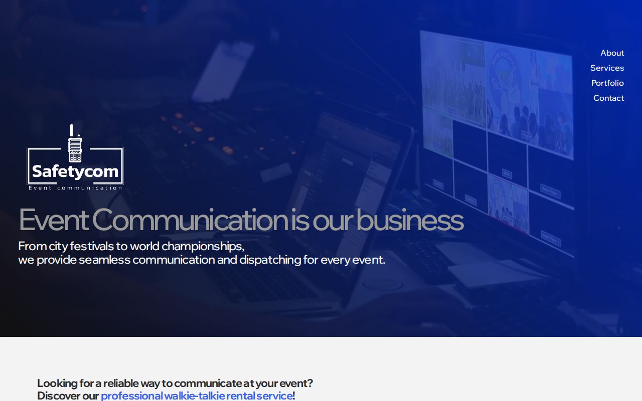 SafetyCom - Event Communication